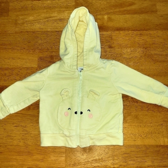 Baby GAP 3-6 months zip-up hoodie EUC - Picture 2 of 3